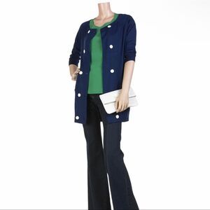 Philip 3.1 navy merino cardigan size large